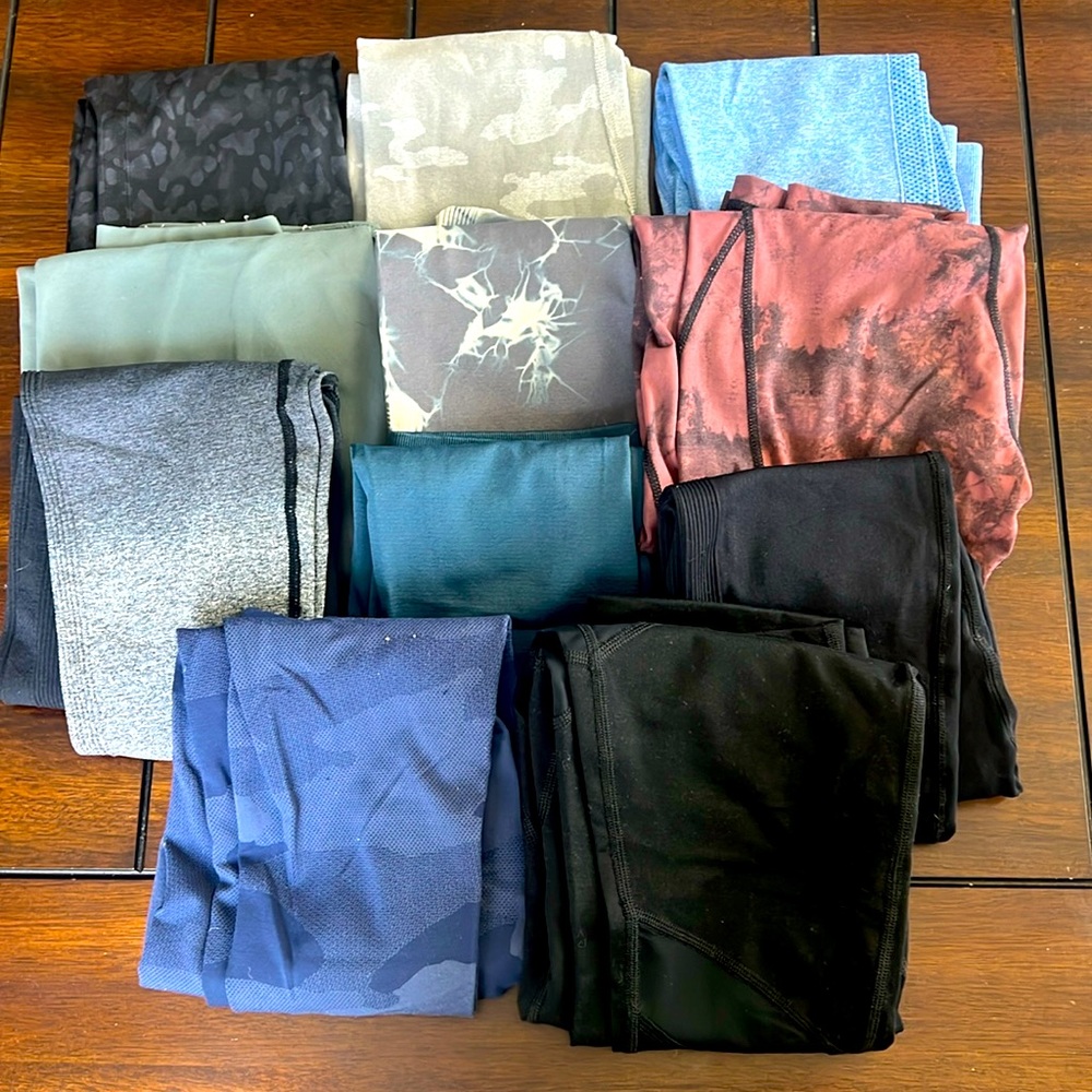 13 Pairs Women’s Size Medium Athletic Leggings Bundle Lot